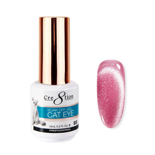 Cre8tion Cat Eye Gel 0.5oz - 36 Colors Board 3 (73 - 108) w/ 1 Round Shape Magnet, 1 Magnet Duo & 1 Color Chart - C8 Nail SupplyCre8tion