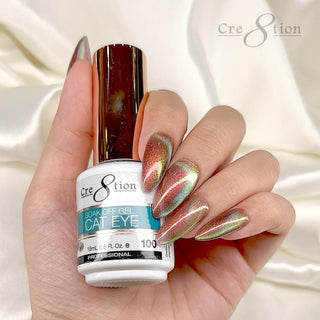 Cre8tion Cat Eye Gel 0.5oz - 36 Colors Board 3 (73 - 108) w/ 1 Round Shape Magnet, 1 Magnet Duo & 1 Color Chart - C8 Nail SupplyCre8tion