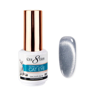 Cre8tion Cat Eye Gel 0.5oz - 36 Colors Board 3 (73 - 108) w/ 1 Round Shape Magnet, 1 Magnet Duo & 1 Color Chart - C8 Nail SupplyCre8tion