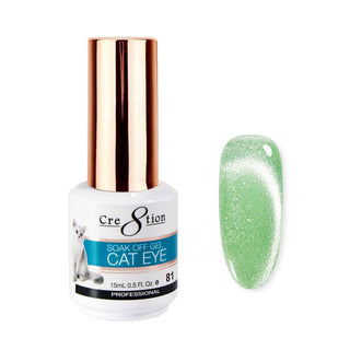 Cre8tion Cat Eye Gel 0.5oz - 36 Colors Board 3 (73 - 108) w/ 1 Round Shape Magnet, 1 Magnet Duo & 1 Color Chart - C8 Nail SupplyCre8tion