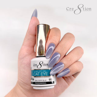 Cre8tion Cat Eye Gel 0.5oz - 36 Colors Board 4 (109 - 126) Mystical Collection (127 - 138) & Saphire Cat Eye (139 - 144) w/ 1 Round Shape Magnet, 1 Magnet Duo & 1 Color Chart - C8 Nail SupplyCre8tion