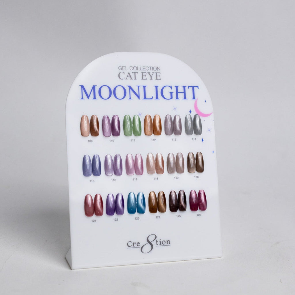 Cre8tion Counter Display Color Chart - Cat Eye Moonlight 18 colors (10 ...