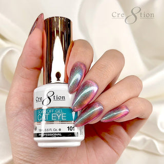 Cre8tion Cat Eye Soak Off Gel 0.5oz 101 - C8 Nail SupplyCre8tion0916-2900
