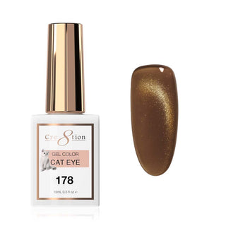 Cre8tion Cat Eye Soak Off Gel 0.5oz 178 - C8 Nail SupplyCre8tion0916-3193