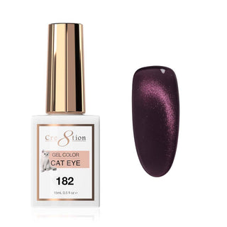 Cre8tion Cat Eye Soak Off Gel 0.5oz 182 - C8 Nail SupplyCre8tion0916-3197
