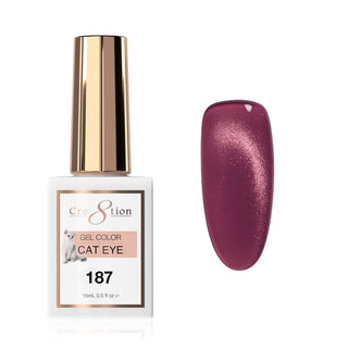 Cre8tion Cat Eye Soak Off Gel 0.5oz 187 - C8 Nail SupplyCre8tion