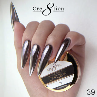 Cre8tion Chrome Nail Art Effect 1g - 39 - C8 Nail SupplyCre8tion