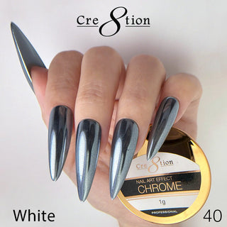 Cre8tion Chrome Nail Art Effect 1g - 40 - C8 Nail SupplyCre8tion