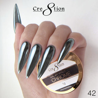 Cre8tion Chrome Nail Art Effect 1g - 42 - C8 Nail SupplyCre8tion