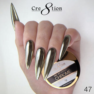Cre8tion Chrome Nail Art Effect 1g - 47 - C8 Nail SupplyCre8tion