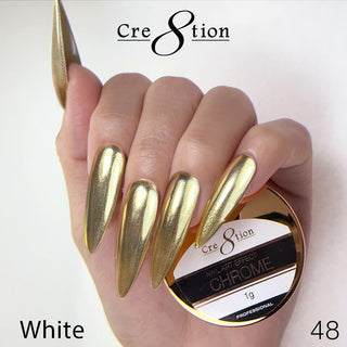 Cre8tion Chrome Nail Art Effect 1g - 48 - C8 Nail SupplyCre8tion