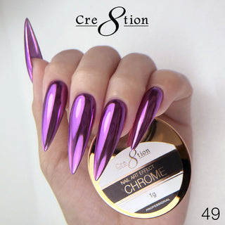 Cre8tion Chrome Nail Art Effect 1g - 49 - C8 Nail SupplyCre8tion