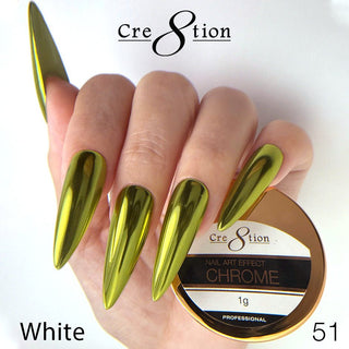 Cre8tion Chrome Nail Art Effect 1g - 51 - C8 Nail SupplyCre8tion