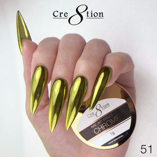 Cre8tion Chrome Nail Art Effect 1g - 51 - C8 Nail SupplyCre8tion