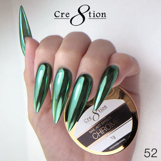 Cre8tion Chrome Nail Art Effect 1g - 52 - C8 Nail SupplyCre8tion