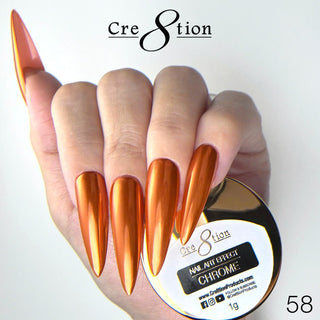 Cre8tion Chrome Nail Art Effect 1g - 58 - C8 Nail SupplyCre8tion1101-1365