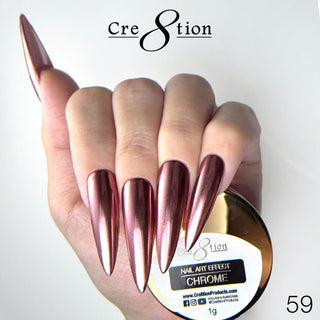 Cre8tion Chrome Nail Art Effect 1g - 59 - C8 Nail SupplyCre8tion1101-1366