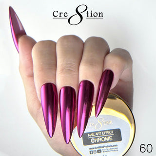 Cre8tion Chrome Nail Art Effect 1g - 60 - C8 Nail SupplyCre8tion1101-1367