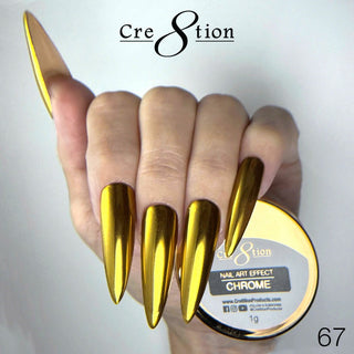 Cre8tion Chrome Nail Art Effect 1g - 67 - C8 Nail SupplyCre8tion1101-1384