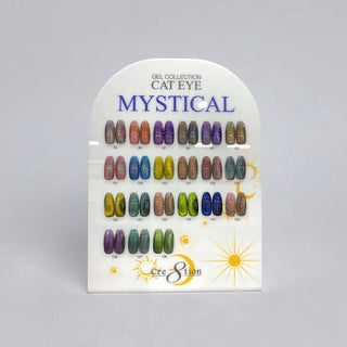 Cre8tion Counter Display Color Chart - Cat Eye Mystical 21 colors (95 - 103 & 127 - 138) - C8 Nail SupplyCre8tion37288