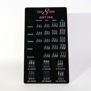Cre8tion Counter Display Color Chart - Soft Tips - C8 Nail SupplyCre8tion37256