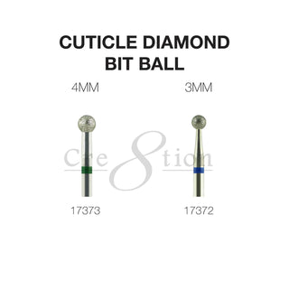 Cre8tion Cuticle Diamond Bit Ball (New Version) - C8 Nail SupplyCre8tion17372N