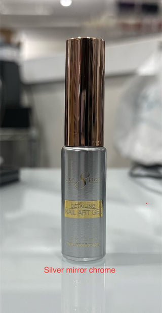 Cre8tion Detailing Gel Silver Mirror Chrome - C8 Nail SupplyCre8tion0916-3683