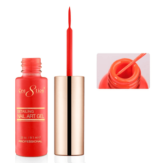 Cre8tion Detailing Nail Art Gel - Bright Collection - C8 Nail SupplyCre8tion