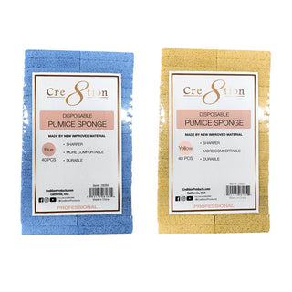 Cre8tion Disposable New Sharper Pumice Sponge - C8 Nail SupplyCre8tion28089