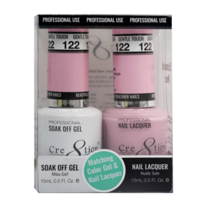 Cre8tion Matching Sets - 122 Gentle Touch duo gel and lacquer set