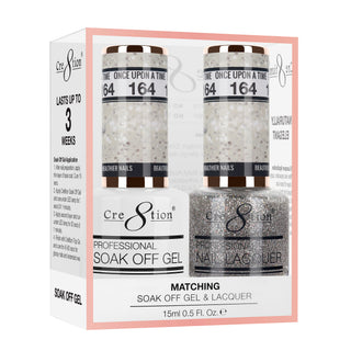Cre8tion Matching Sets - 164 Once Upon A Time duo gel and lacquer set