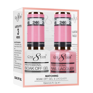 Cre8tion Matching Sets - 246 duo gel and lacquer set
