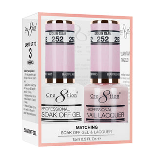 Cre8tion Matching Sets - 252 duo gel and lacquer set