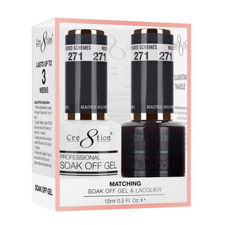 Cre8tion Matching Sets - 271 duo gel and lacquer set