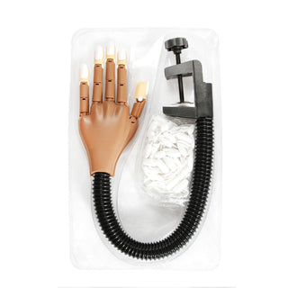 Cre8tion Flexible Tabletop Jointed Practice Hand with Long Clamp (NEW VERSION) - C8 Nail SupplyCre8tion10204