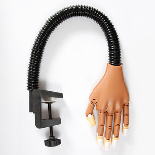 Cre8tion Flexible Tabletop Jointed Practice Hand with Long Clamp (NEW VERSION) - C8 Nail SupplyCre8tion10204