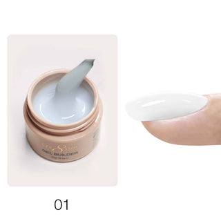 Cre8tion Gel Collection - Hema Free/TPO Free - Low Heat - Overlay/Builder Gel in Jar 1oz - Full Set 18 Colors w/ 1 Color Chart - C8 Nail SupplyCre8tion