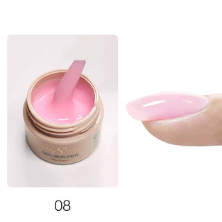 Cre8tion Gel Collection - Hema Free/TPO Free - Low Heat - Overlay/Builder Gel in Jar 1oz - Full Set 18 Colors w/ 1 Color Chart - C8 Nail SupplyCre8tion