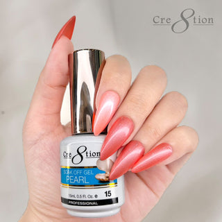 Cre8tion Gel - Pearl Collection 0.5oz - 15 - C8 Nail SupplyCre8tion
