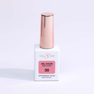 Cre8tion Hema Free Semi - Sheer Collection 0.5oz - Coral Color - C8 Nail SupplyCre8tion