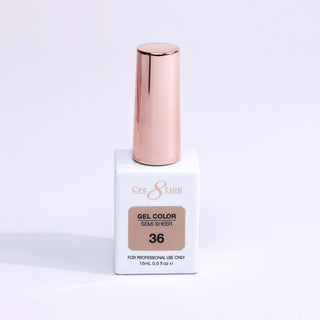 Cre8tion Hema Free Semi - Sheer Collection 0.5oz - Coral Color - C8 Nail SupplyCre8tion