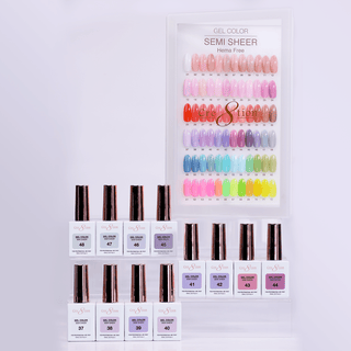 Cre8tion Hema Free Semi - Sheer Collection 0.5oz - Mauve Color - C8 Nail SupplyCre8tion