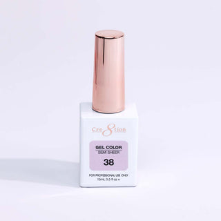Cre8tion Hema Free Semi - Sheer Collection 0.5oz - Mauve Color - C8 Nail SupplyCre8tion