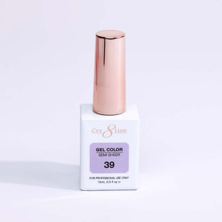 Cre8tion Hema Free Semi - Sheer Collection 0.5oz - Mauve Color - C8 Nail SupplyCre8tion