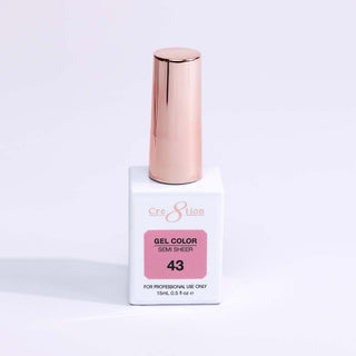 Cre8tion Hema Free Semi - Sheer Collection 0.5oz - Mauve Color - C8 Nail SupplyCre8tion