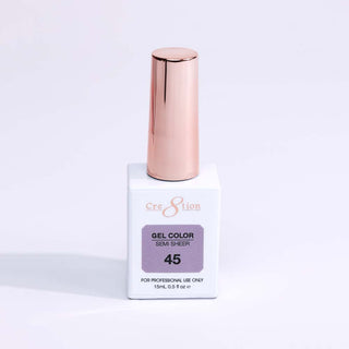 Cre8tion Hema Free Semi - Sheer Collection 0.5oz - Mauve Color - C8 Nail SupplyCre8tion