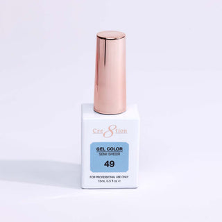 Cre8tion Hema Free Semi - Sheer Collection 0.5oz - Mint Sky Color - C8 Nail SupplyCre8tion