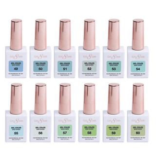 Cre8tion Hema Free Semi - Sheer Collection 0.5oz - Mint Sky Color - C8 Nail SupplyCre8tion