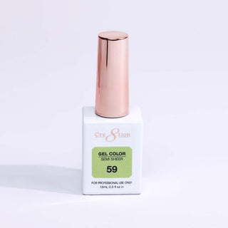 Cre8tion Hema Free Semi - Sheer Collection 0.5oz - Mint Sky Color - C8 Nail SupplyCre8tion