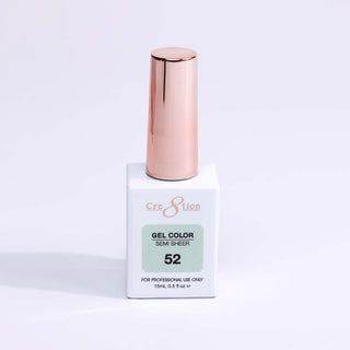 Cre8tion Hema Free Semi - Sheer Collection 0.5oz - Mint Sky Color - C8 Nail SupplyCre8tion
